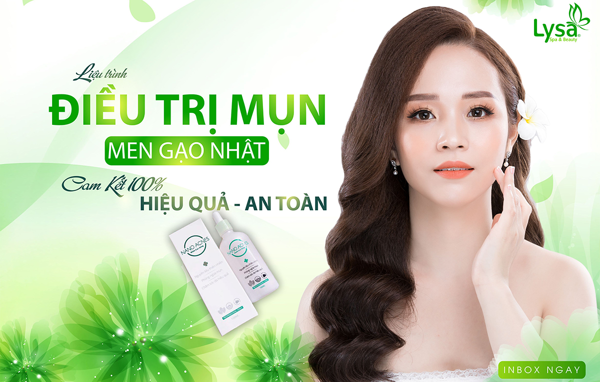 Điều Trị Mụn Nano Thần Tốc Men Gạo Nhật