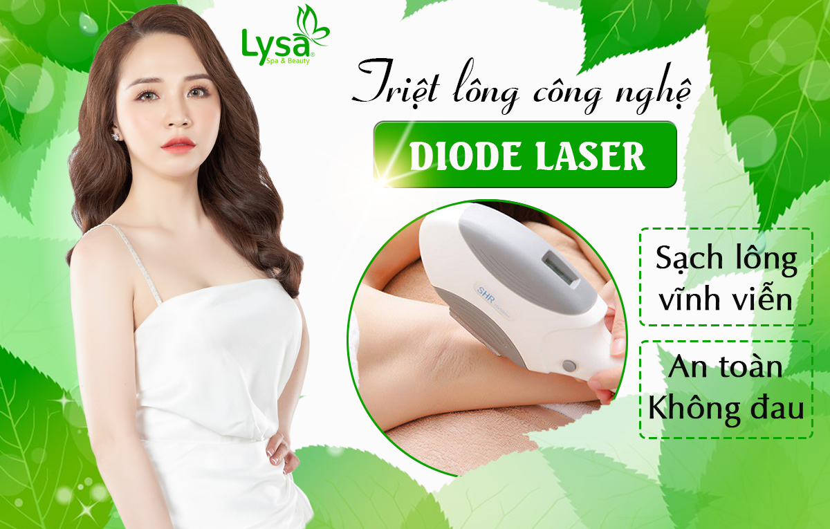 Triệt Lông Laser Diode Sạch Lông Vĩnh Viễn